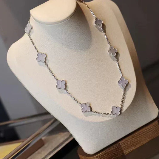 STELLA LILAC CLOVER NECKLACE