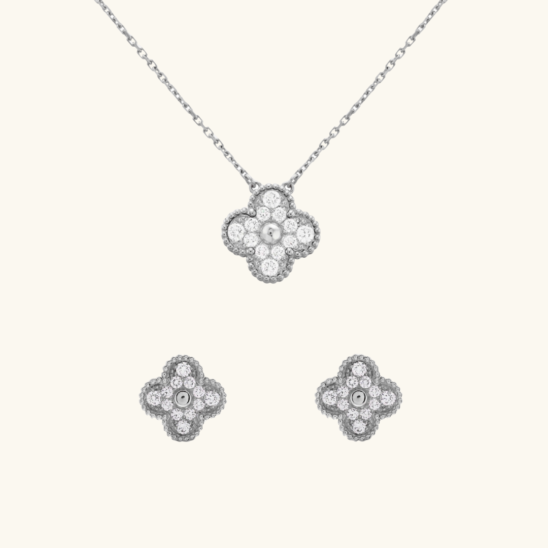STELLA D'ARGENTO CLOVER SET