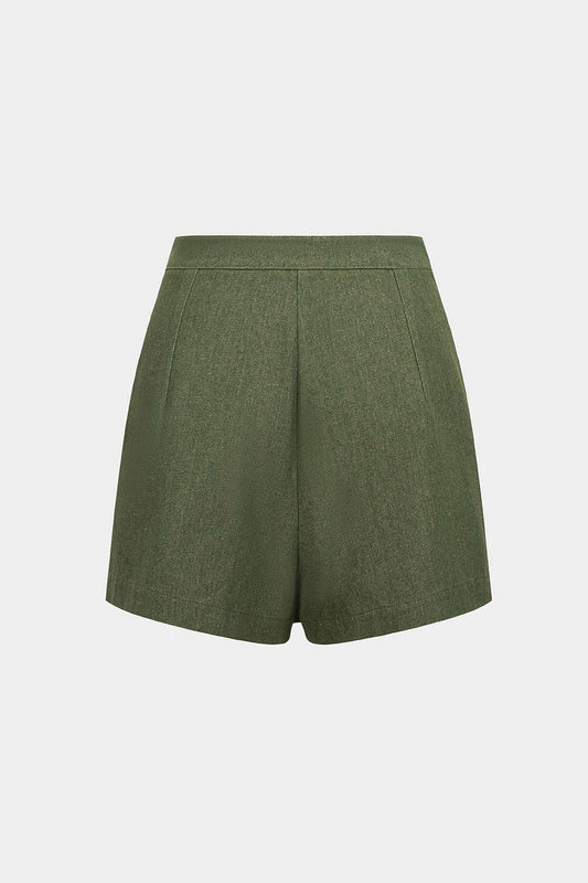 SOLÉNE | ASYMMETRIC BUTTOM SHORTS