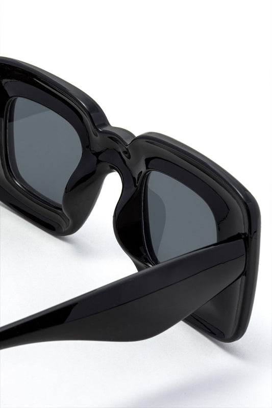 Inflated Square Frame Sunglasses BLACK ONE SIZE