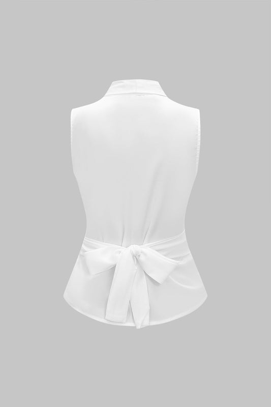 CAPRI | ASYMMETRICAL WRAP BLOUSE