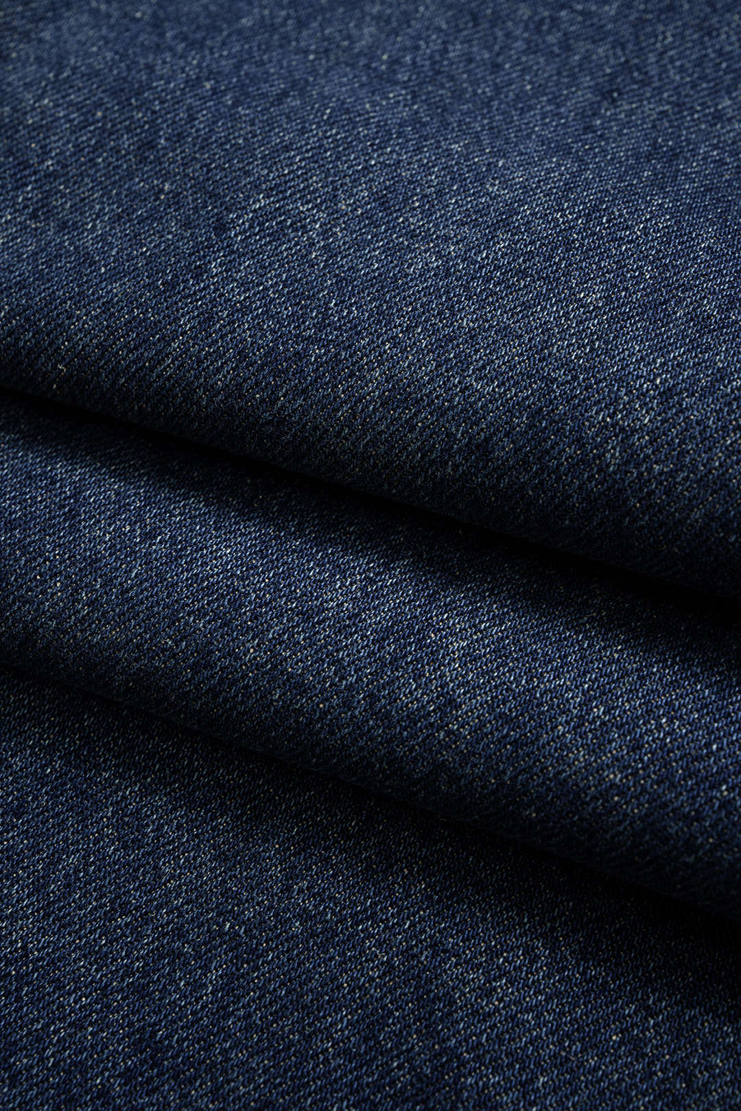 Denim Asymmetrical Wide Leg Jeans DARK WASH BLUE