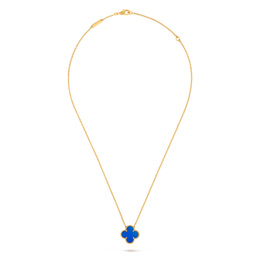 STELLA BLUE CLOVER NECKLACE