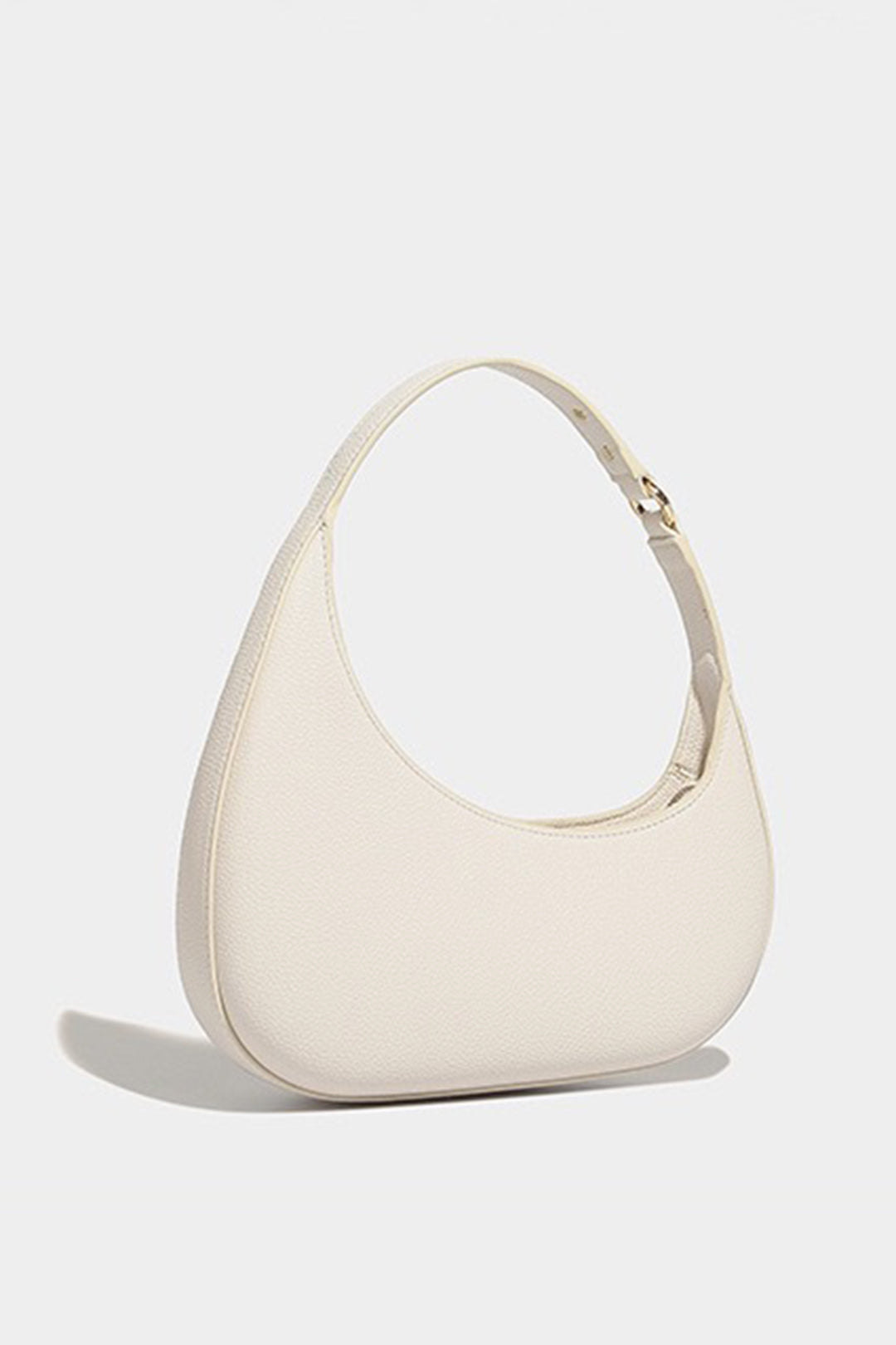 Irregular Crescent Shape Shoulder Bag WHITE ONE SIZE