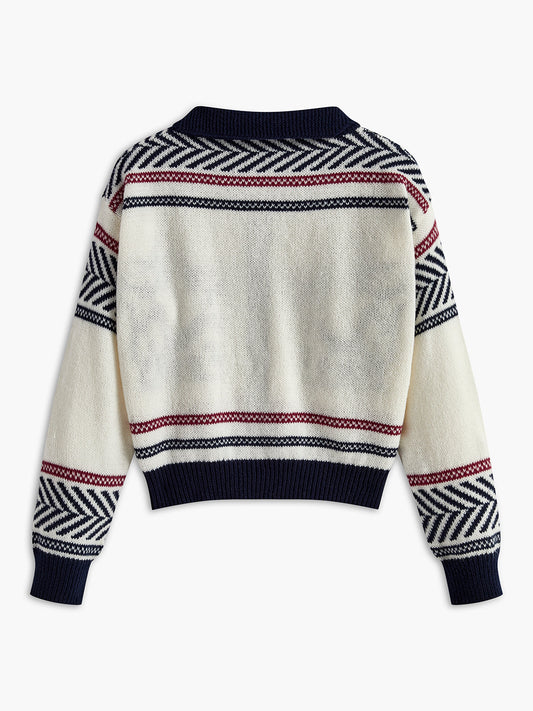 ORION | EAGLE JACQUARD ZIP CARDIGAN