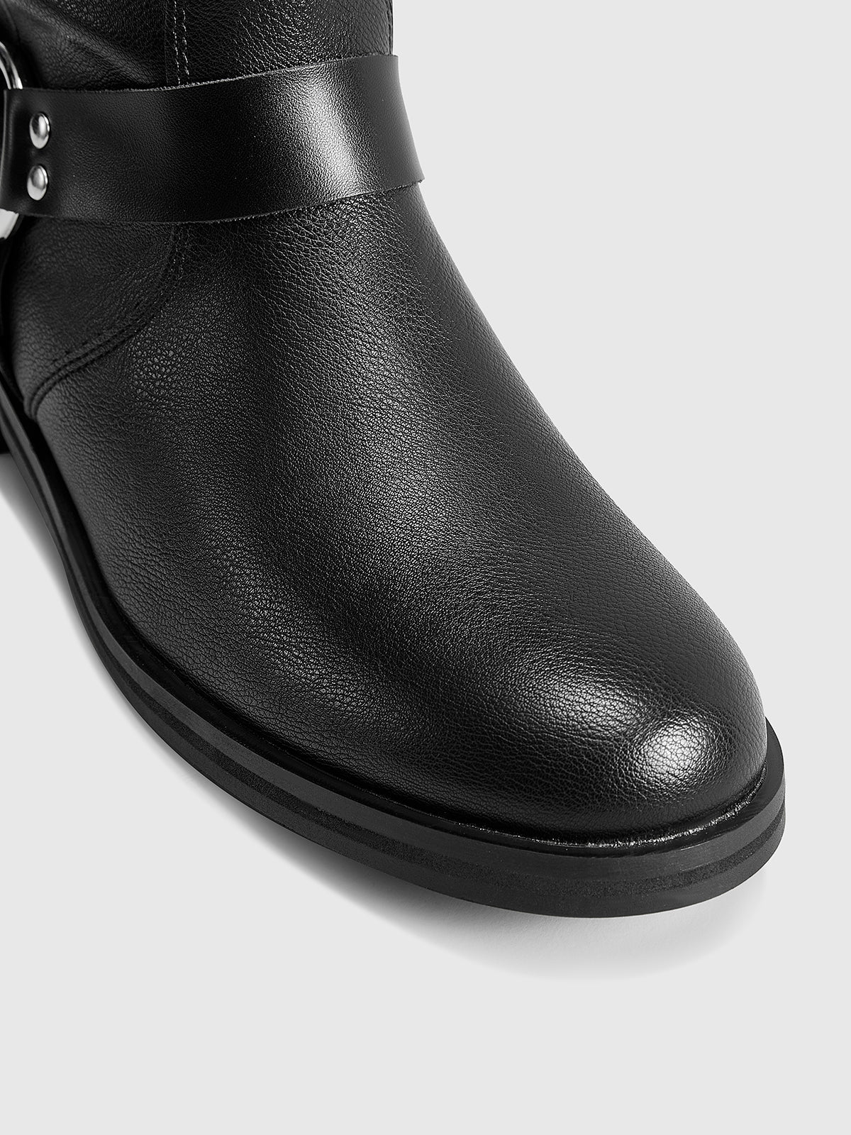 NOCTIS | HARNESS RIDER BOOTS BLACK