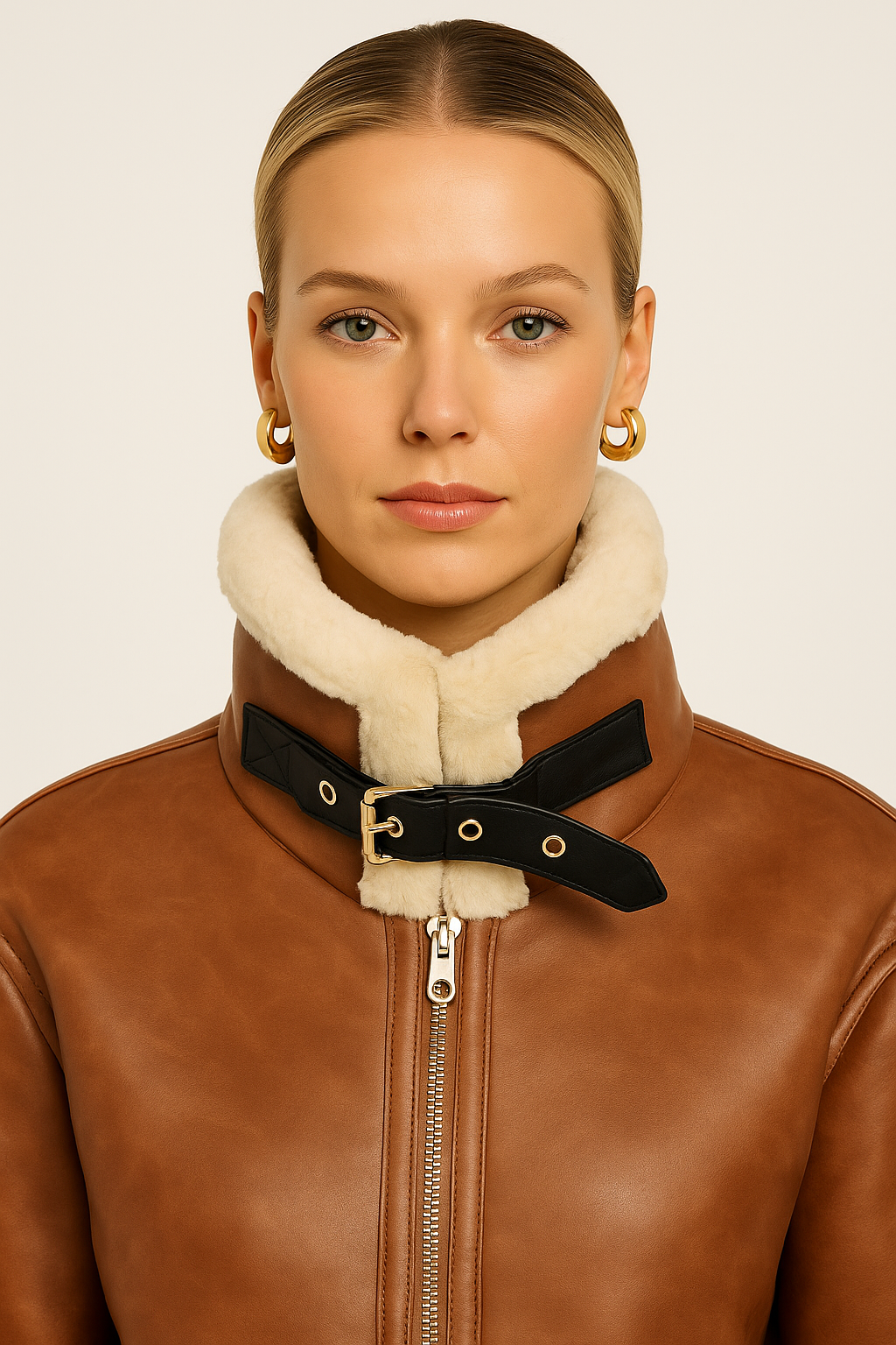 CAPRI | SHEARLING AVIATOR JACKET