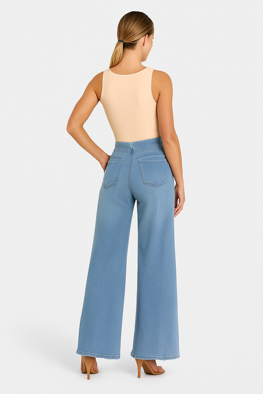 CAPRI | WIDE LEG JEANS LIGHT BLUE