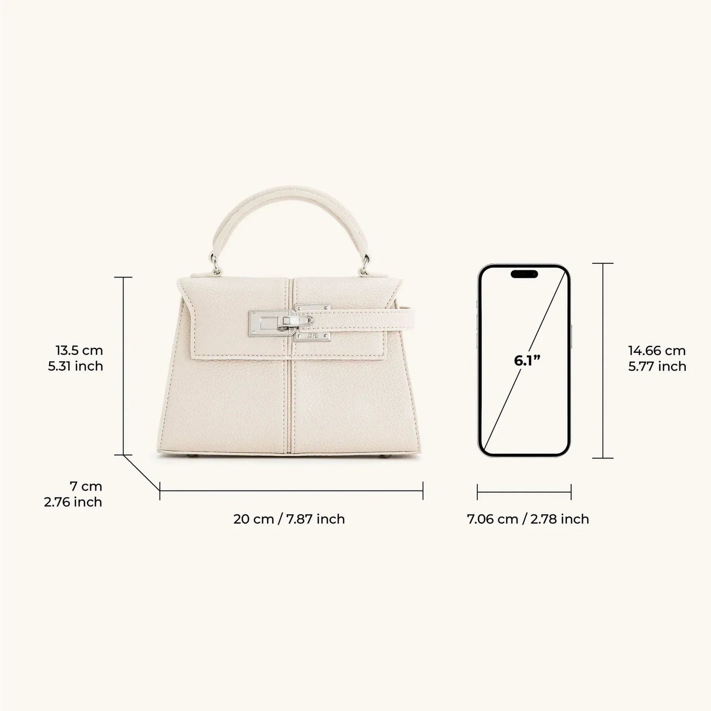 SELENE TOP HANLDE BAG BLACK