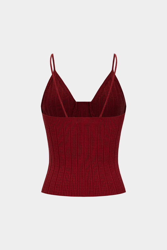 VERONA | RIBBED KNIT CORSET TOP