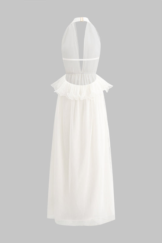 IRINA | HALTER MAXI DRESS