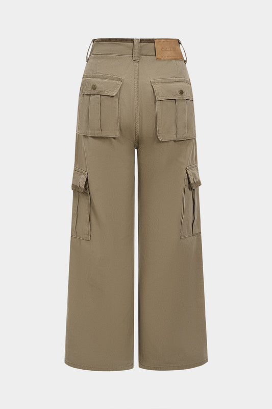 SOREN | WIDE LEG CARGO PANTS
