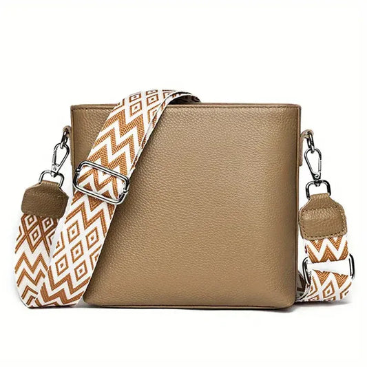 TALIA | STRIPED BAG BEIGE
