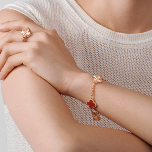 STELLA RED ROSE GOLD BRACELET