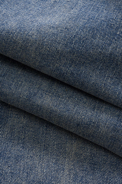 Denim Pleated Pocket Jeans STEEL BLUE