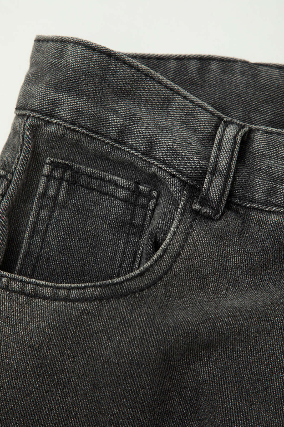 NOÉMI | BLACK CARGO JEANS WASH BLUE