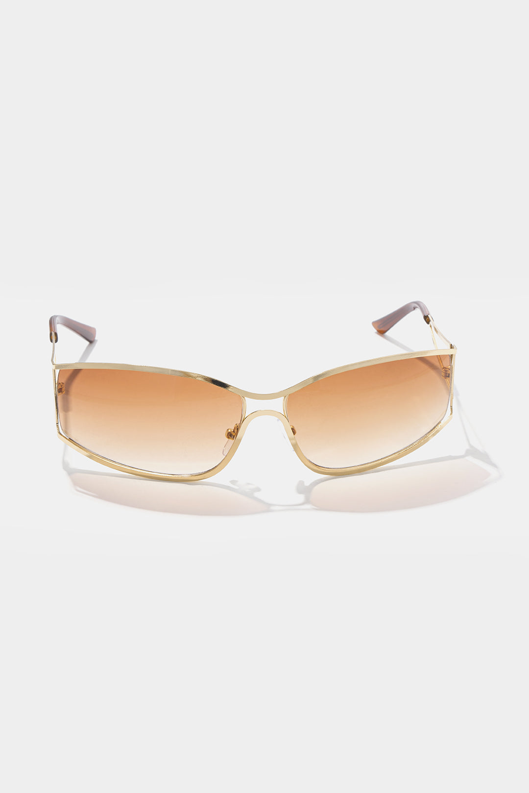 SOLÉ | GOLD SHIELD SUNGLASSES GOLD ONE SIZE