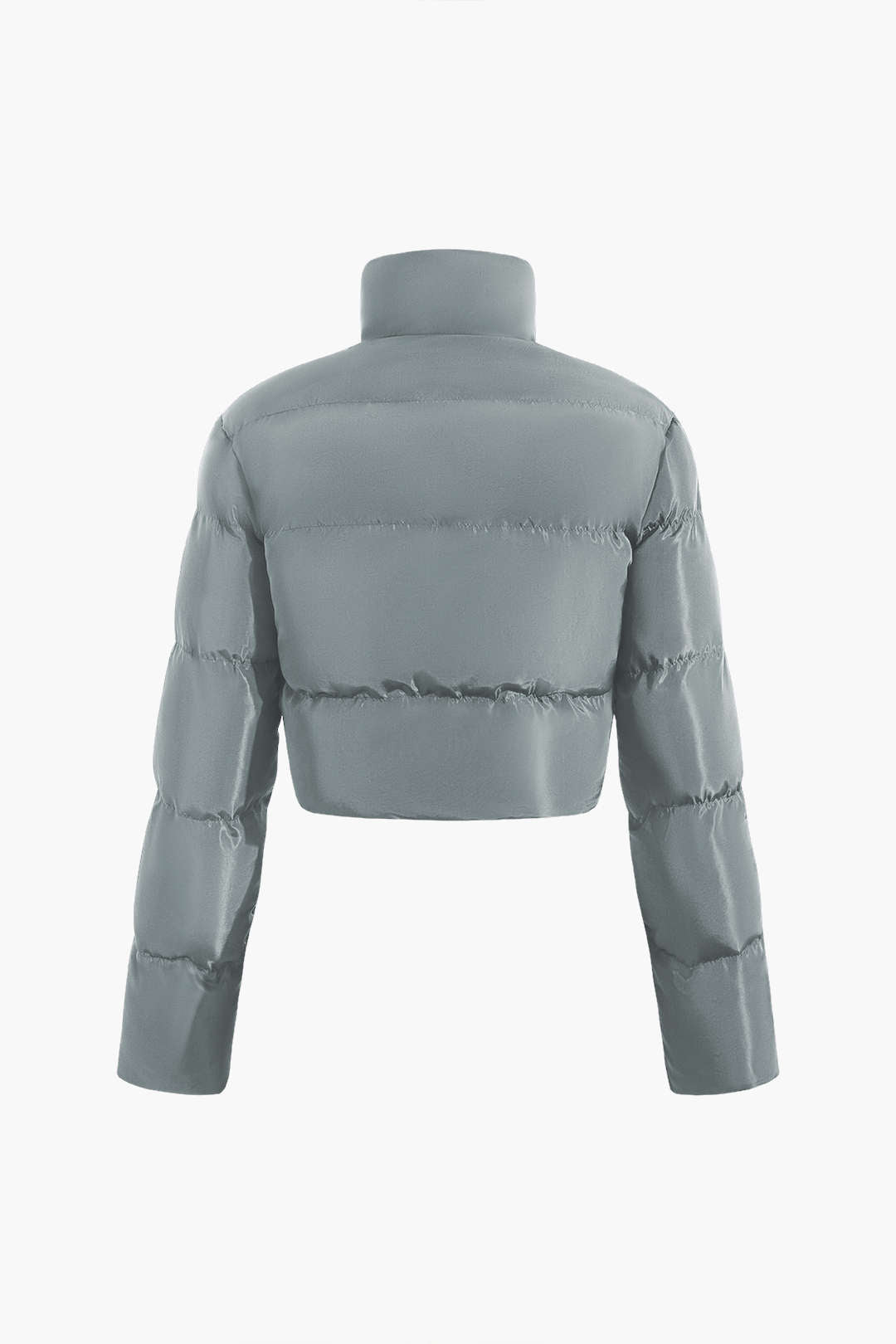 KORIN | CROPPED PUFFER JACKET GRAY