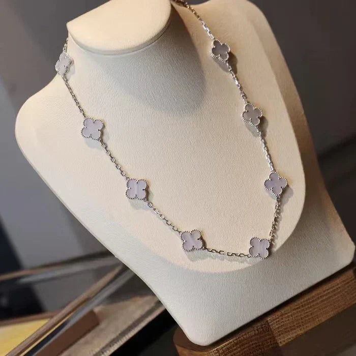 STELLA LILAC CLOVER NECKLACE