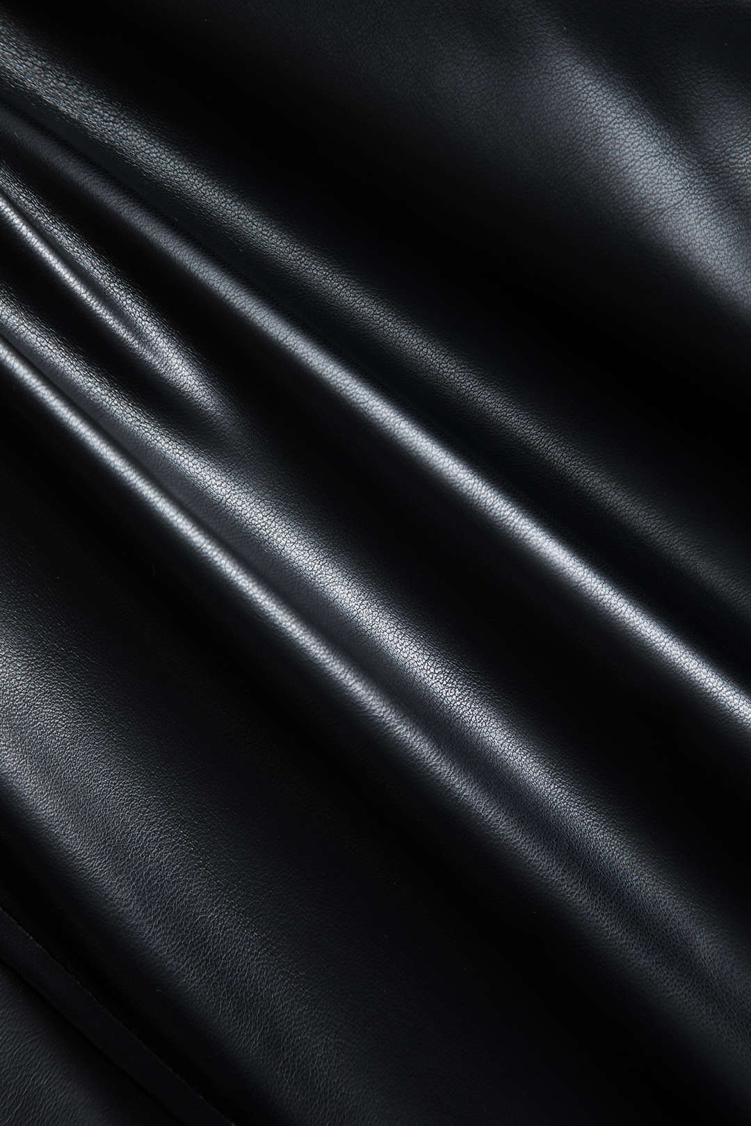 MAELYS | PEPLUM FAUX LEATHER JACKET