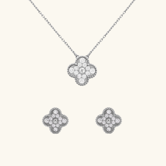 STELLA D'ARGENTO CLOVER SET