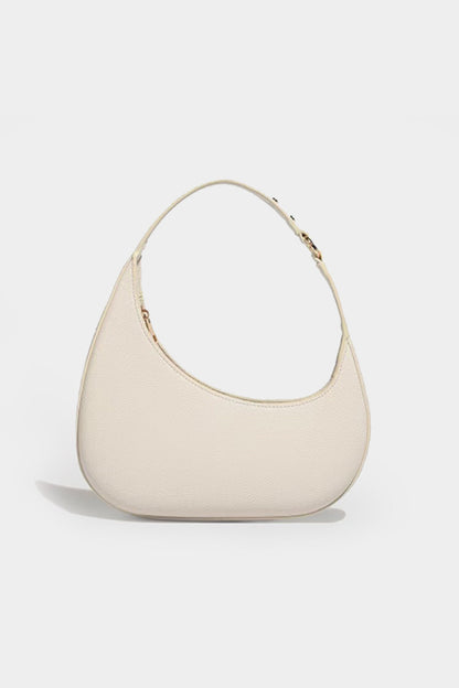 Irregular Crescent Shape Shoulder Bag WHITE ONE SIZE