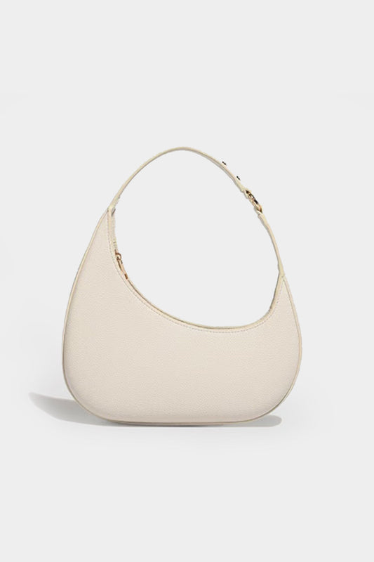 Irregular Crescent Shape Shoulder Bag WHITE ONE SIZE