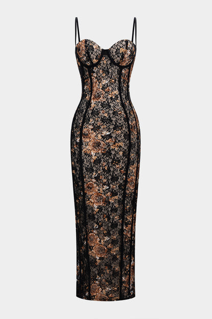 SELVIANNE | FLORAL LACE ELEGANCE DRESS