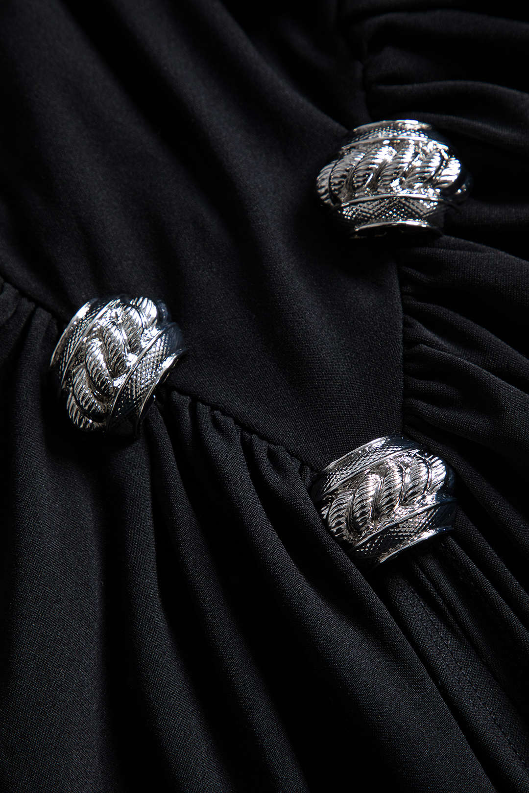 ELEONORA | DRAPED EMBELLISHED MAXI DRESS