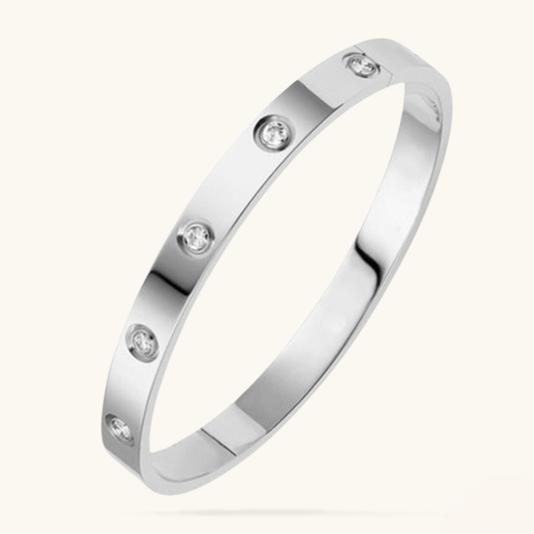 VINCULUM SILVER PAVÉ BRACELET