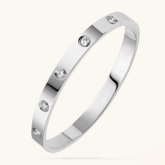 VINCULUM SILVER PAVÉ BRACELET