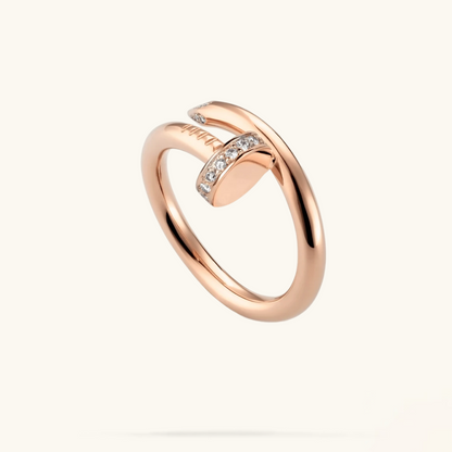 AXIS PAVÉ NAIL RING