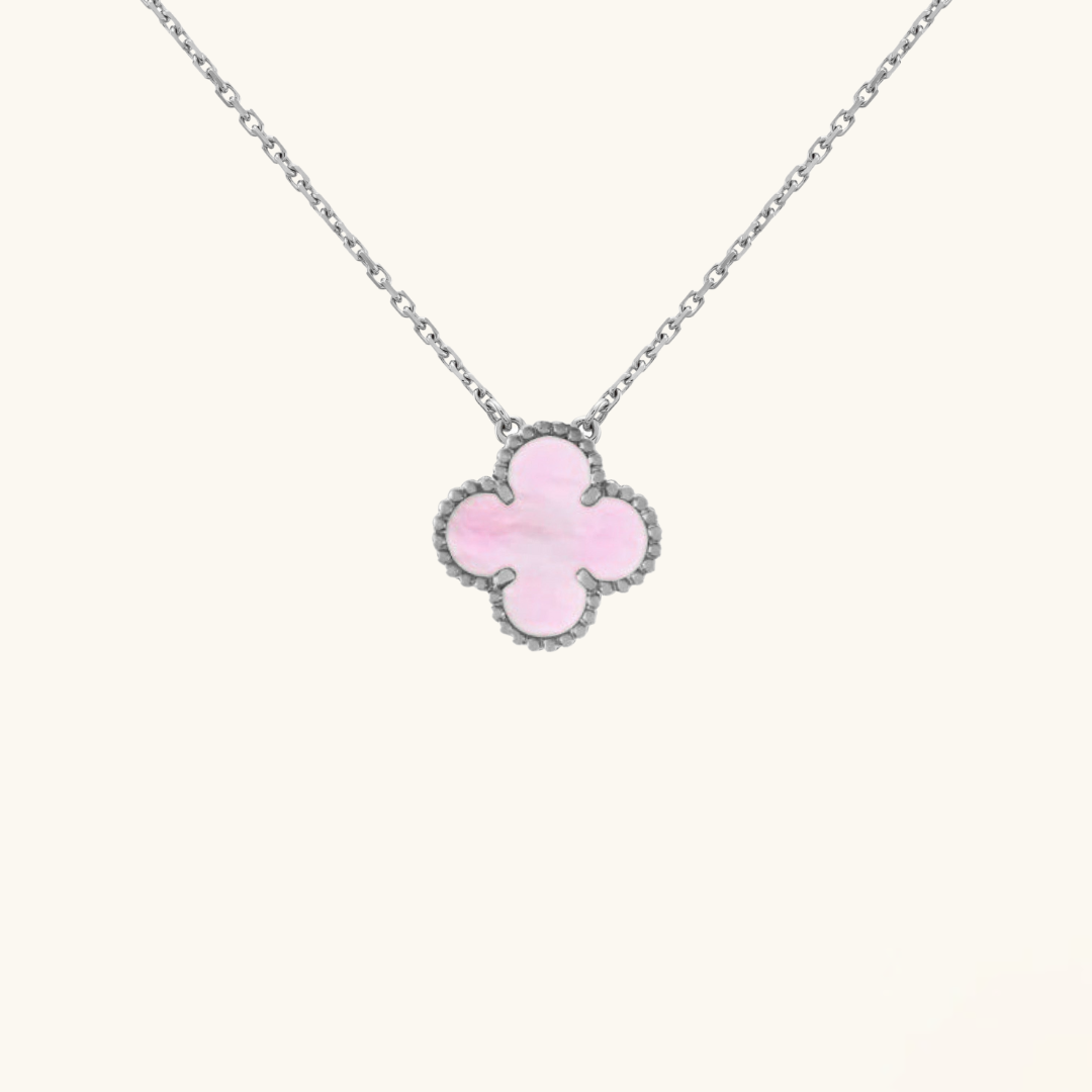 STELLA PINK CLOVER NECKLACE
