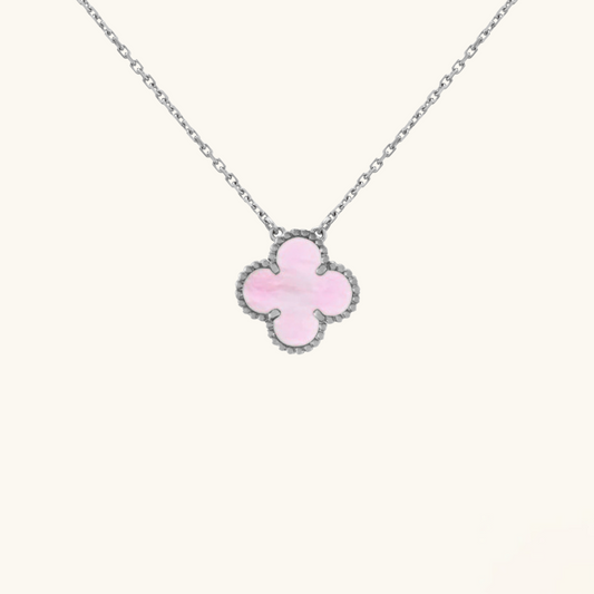 STELLA PINK CLOVER NECKLACE
