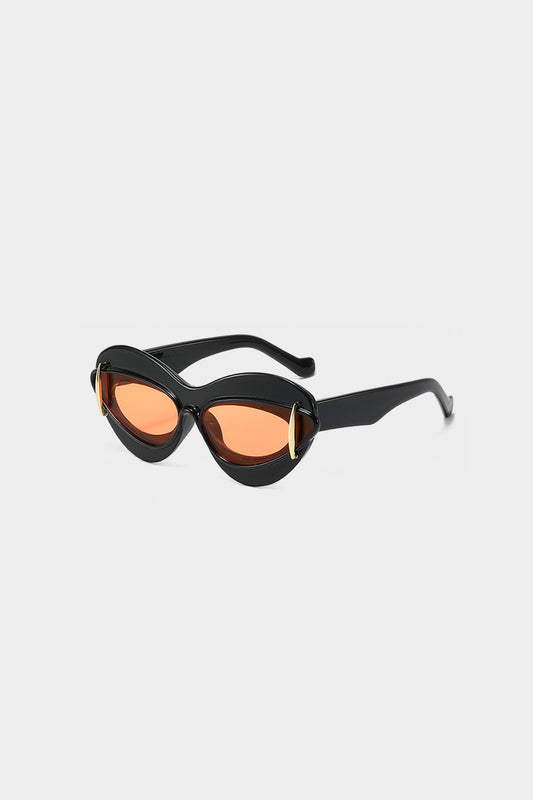 NOIR | AMBERL OVAL SUNGLASSES