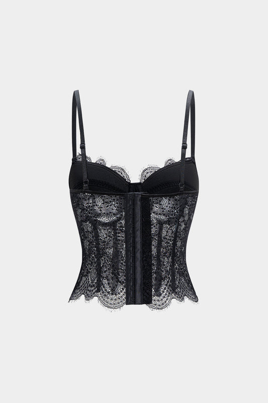 LUNARE | LACE CORSET TOP