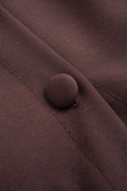 CASSANDRA | BUTTONED MIDI DRESS