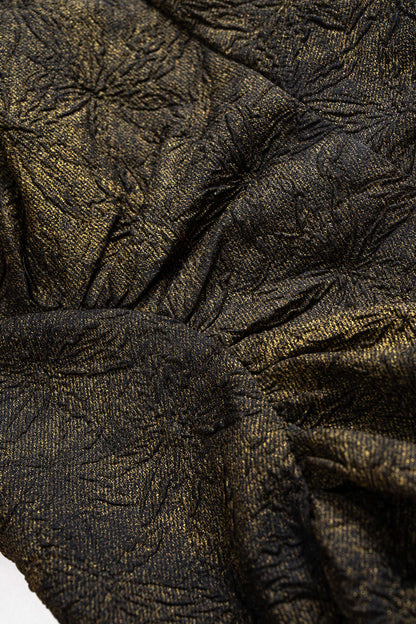 ISOLDE | METALLIC BROCADE MINI DRESS