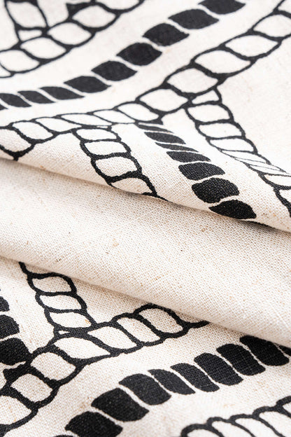 SELENA | PRINT KNOT MIDI SKIRT