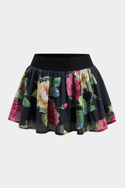 FIORELLA | FLORAL MINI SKIRT