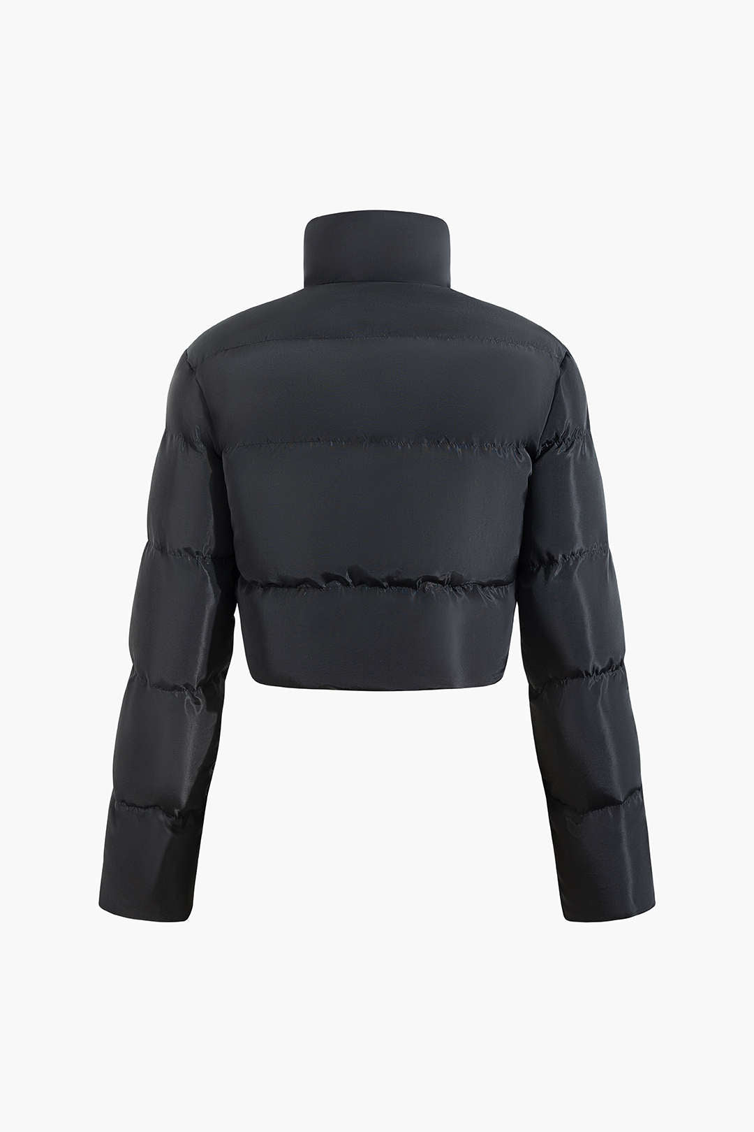 KORIN | CROPPED PUFFER JACKET BLACK