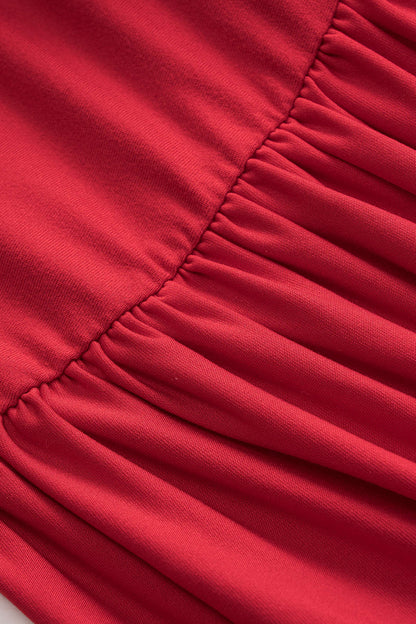 SCARLET TEMPO | ASYMMETRICAL MINI DRESS