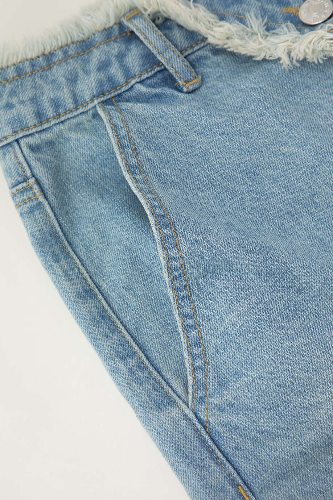 NOVA | ASYMMETRIC DENIM SKIRT