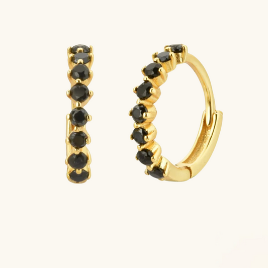 NOIR AUREA HOOPS