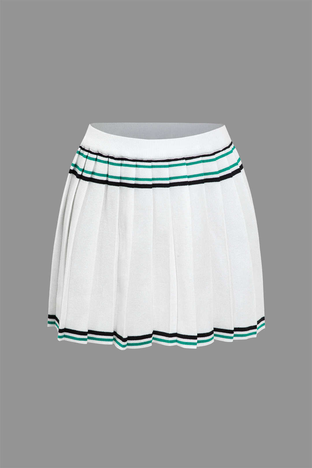 IVY | PLEATED TENNIS SKIRT WHITE