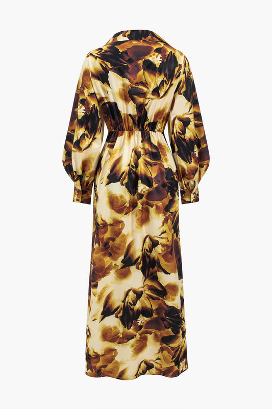 VALERIA | FLORAL TWIST MAXI DRESS