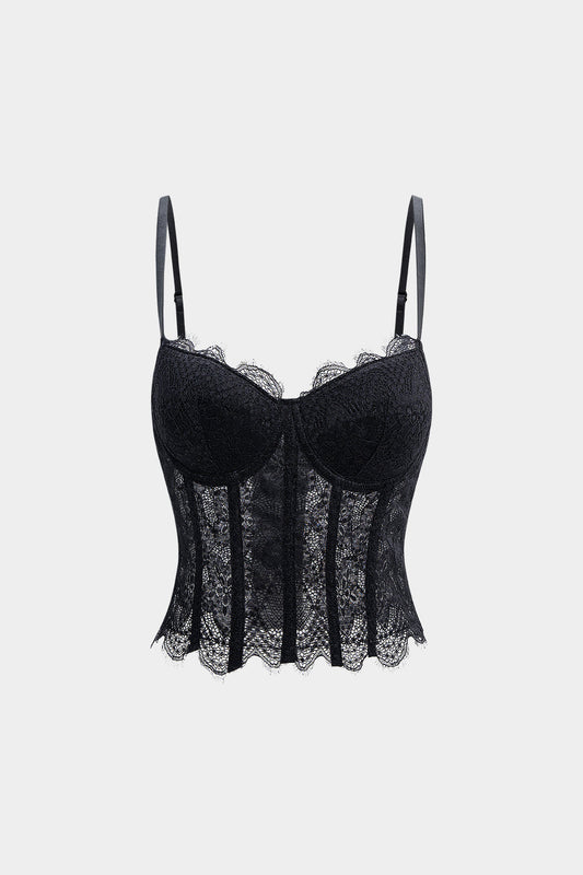 LUNARE | LACE CORSET TOP