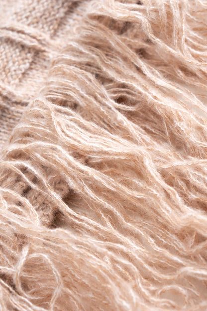 STEPHANIE | KNIT FRINGE MAXI DRESS