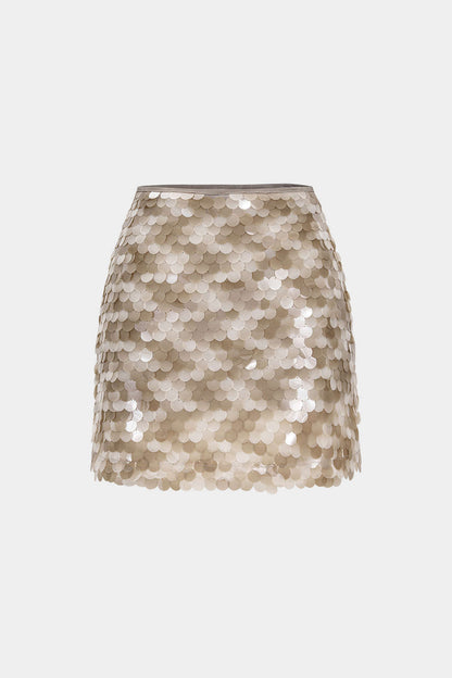 AUREA | SEQUIN MINI SKIRT