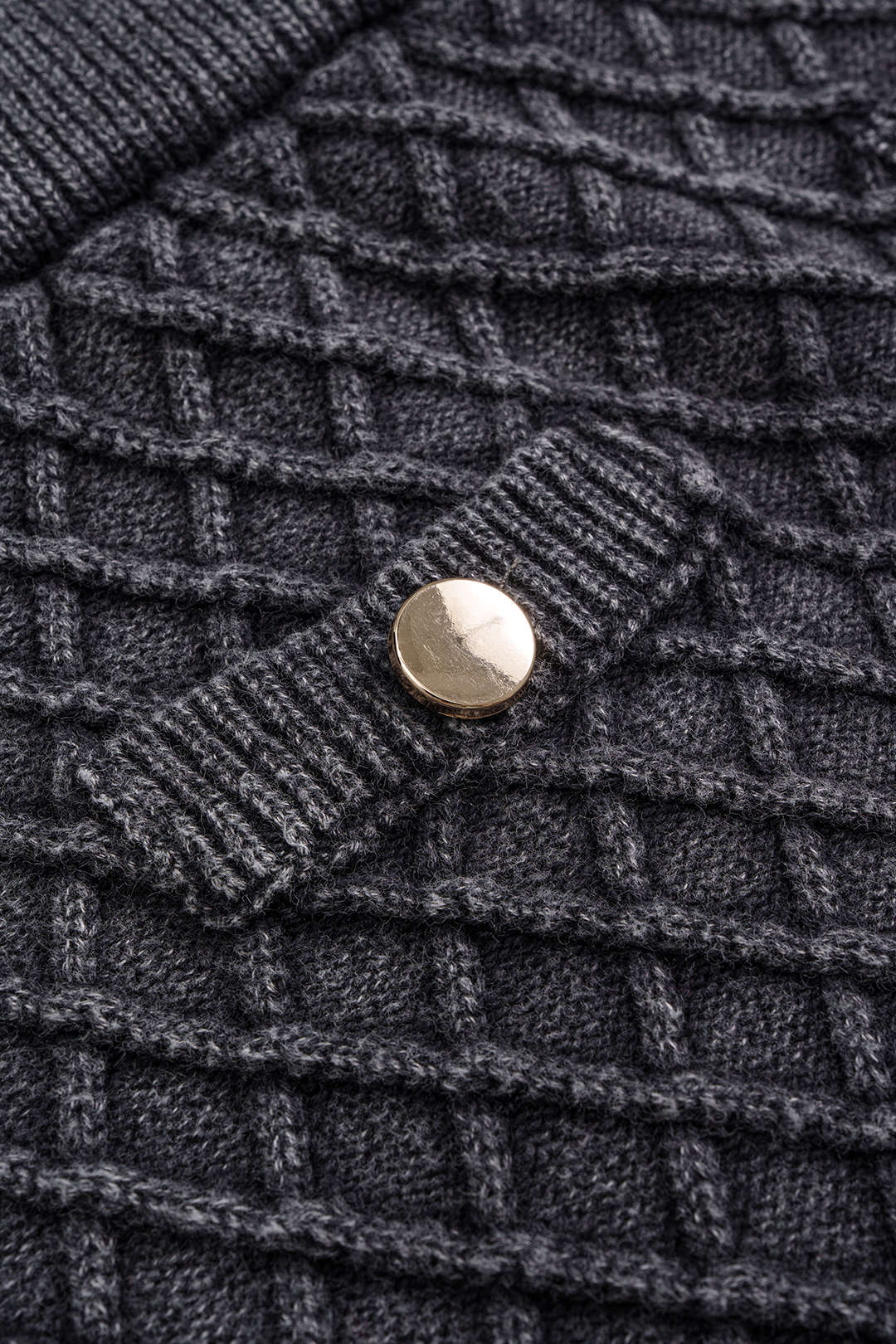 Knit High Waist Skirt GRAY